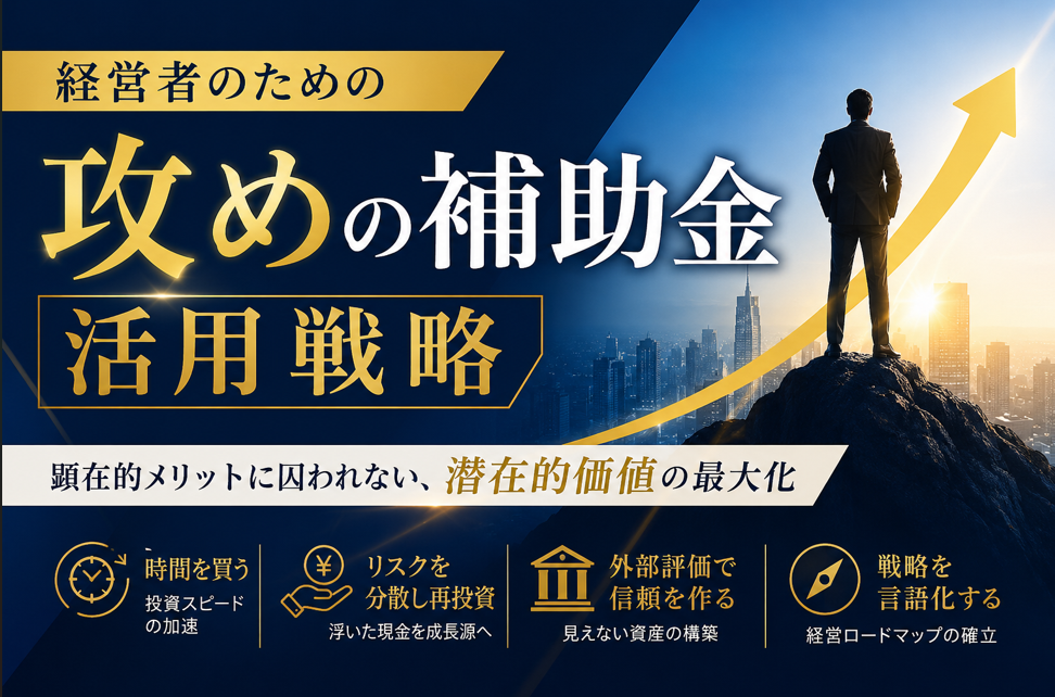 経営者向け　お役立ち資料【攻めの補助金活用戦略】
